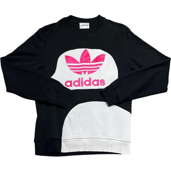 Vintage Black Adidas Crewneck Sweatshirt (L)