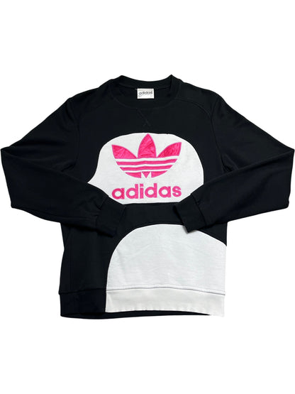 Vintage Black Adidas Crewneck Sweatshirt (L)