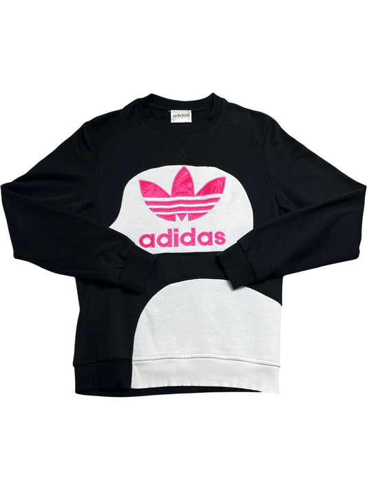 Vintage Black Adidas Crewneck Sweatshirt (L)