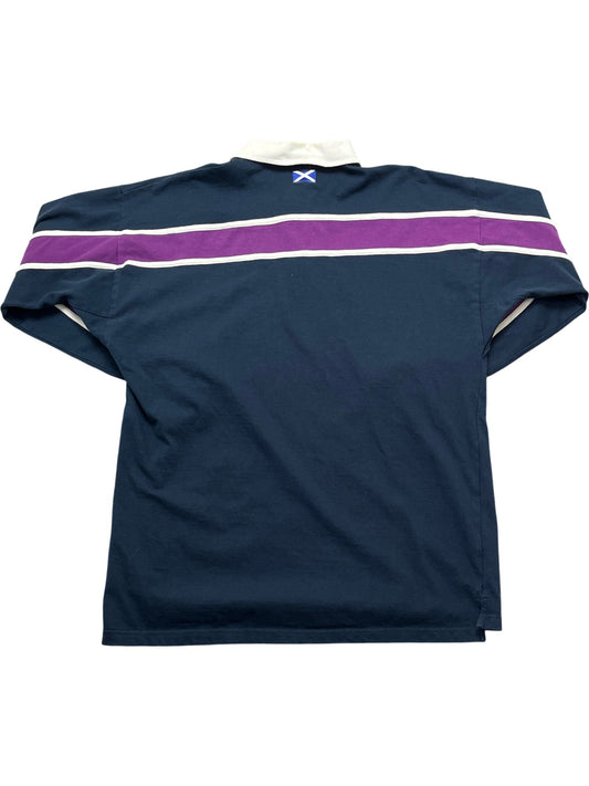 Vintage Navy Scotland Rugby Shirt 90s (M)