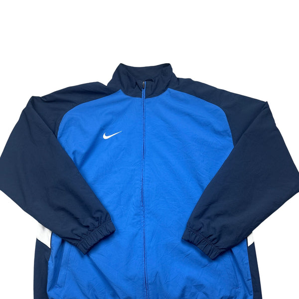 Vintage Blue Nike Track Jacket Y2K (XL)