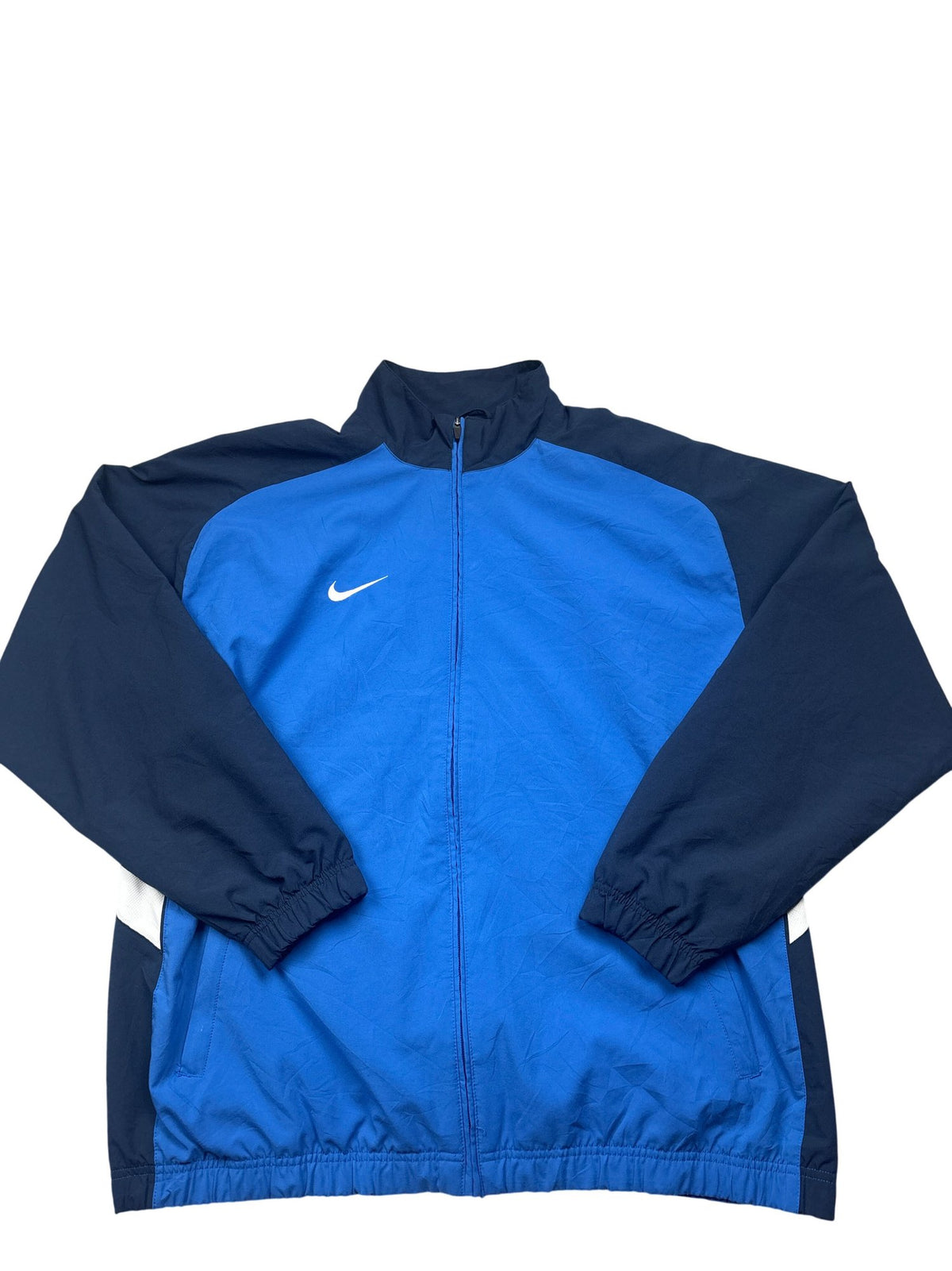 Vintage Blue Nike Track Jacket Y2K (XL)