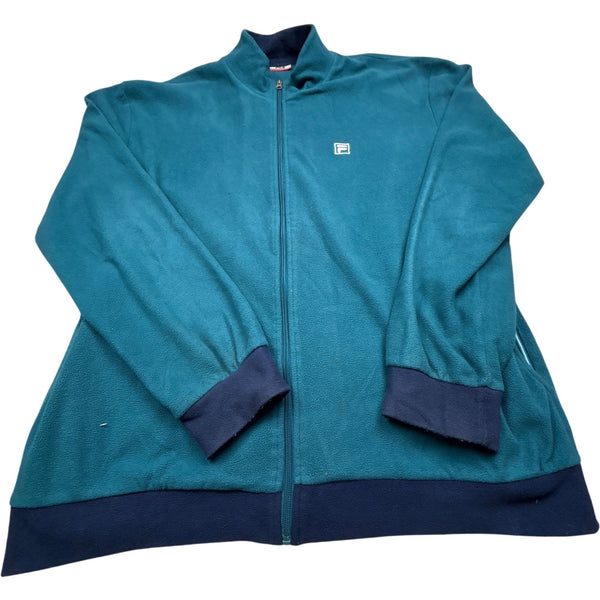 Vintage Teal Whack Vintage Fleece Jacket 90s (L)