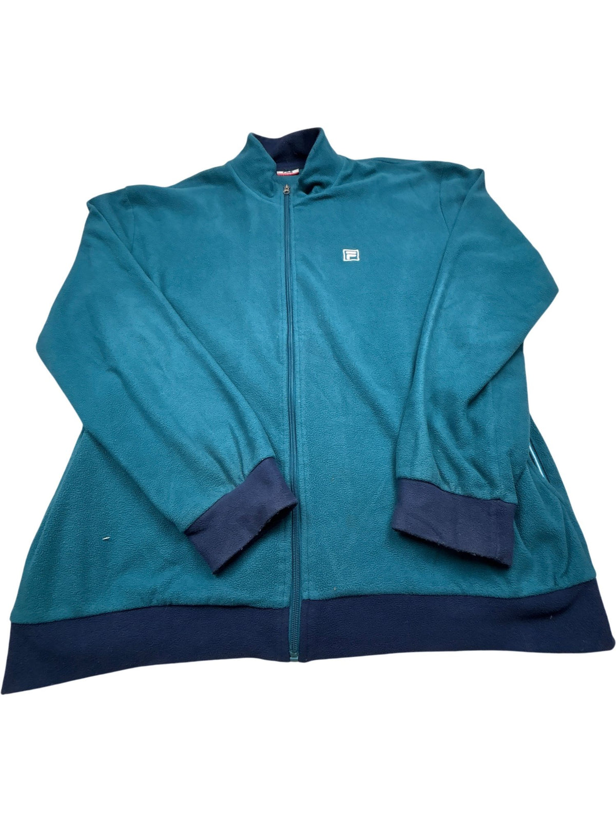 Vintage Teal Whack Vintage Fleece Jacket 90s (L)