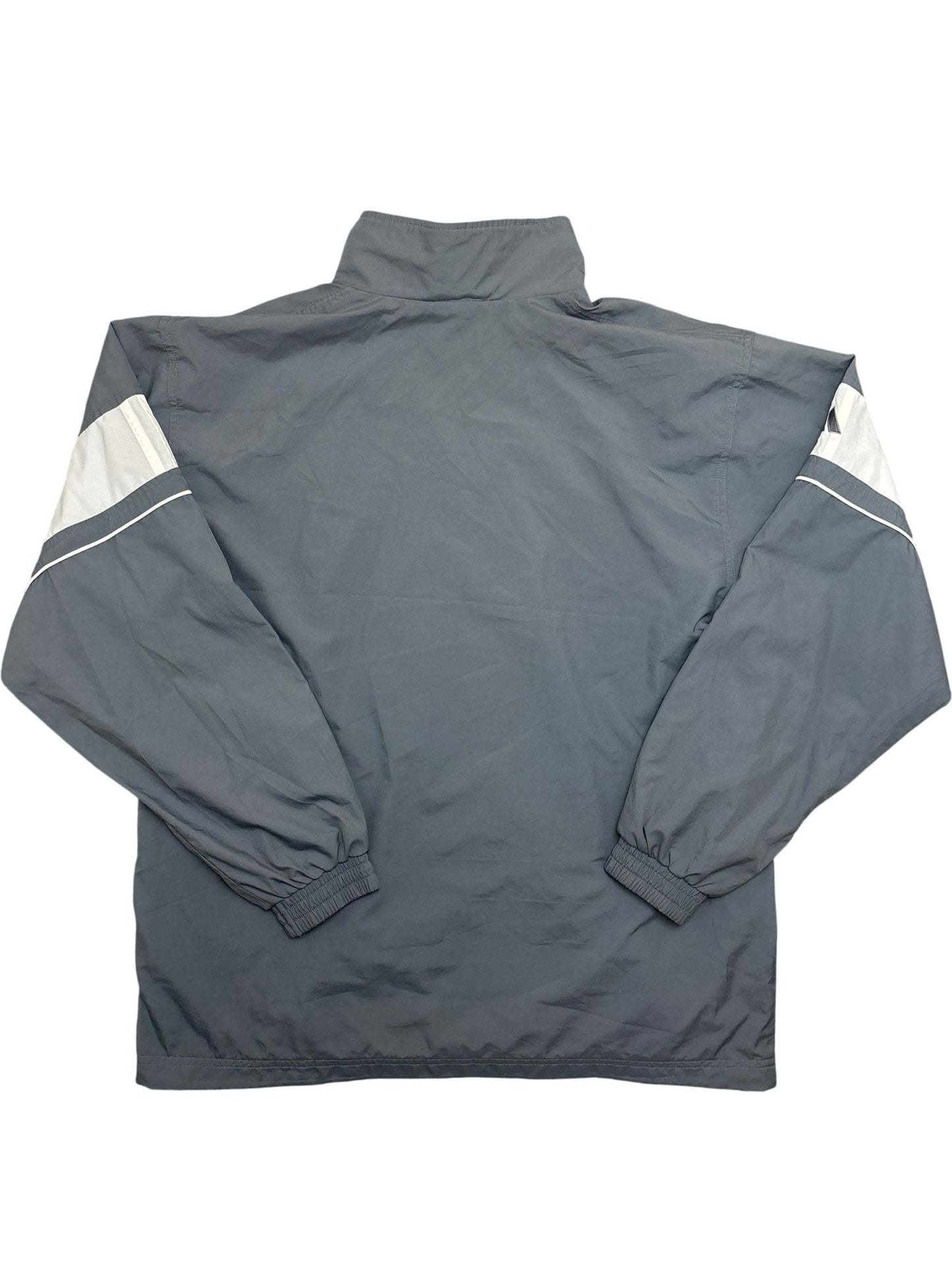 Vintage Grey Adidas Windbreaker Y2K (L)