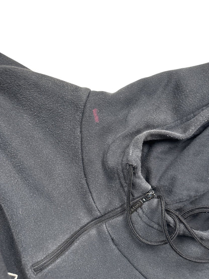 Vintage Black Adidas Hoodie 90s (XXS)