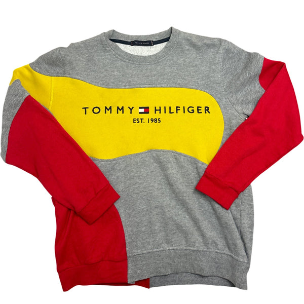 Vintage Grey Tommy Hilfiger Sweatshirt 90s (S)