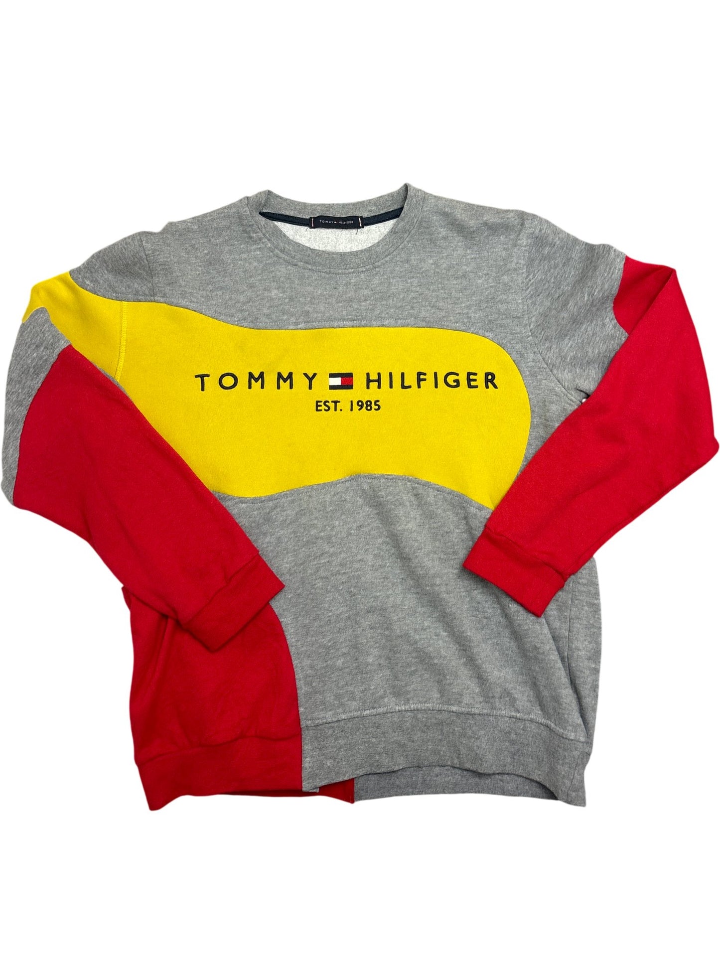 Vintage Grey Tommy Hilfiger Sweatshirt 90s (S)