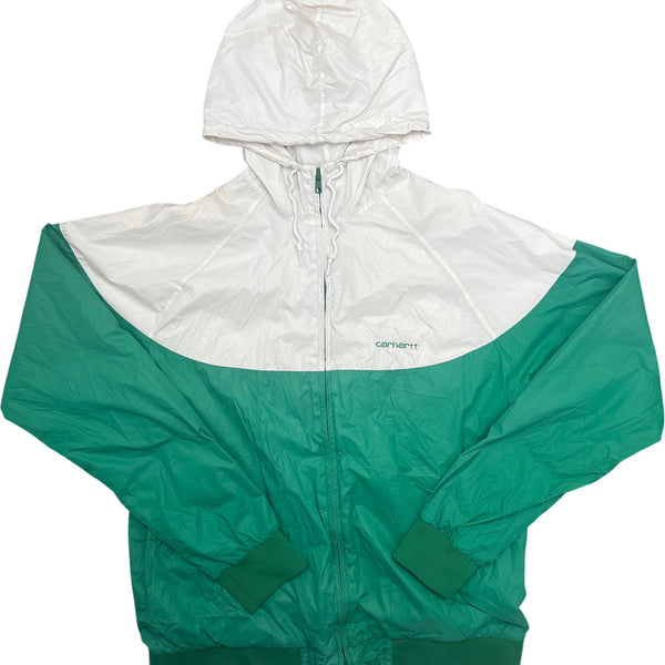Vintage Green Carhartt Windbreaker (L)