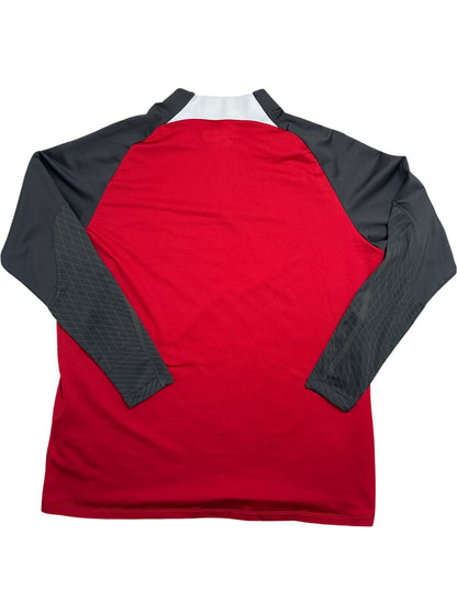 Vintage Red Nike Soccer Training Top Liverpool FC (XXL)