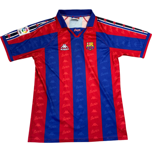 Vintage Red Blue Kappa Barcelona Jersey 90s (XL)