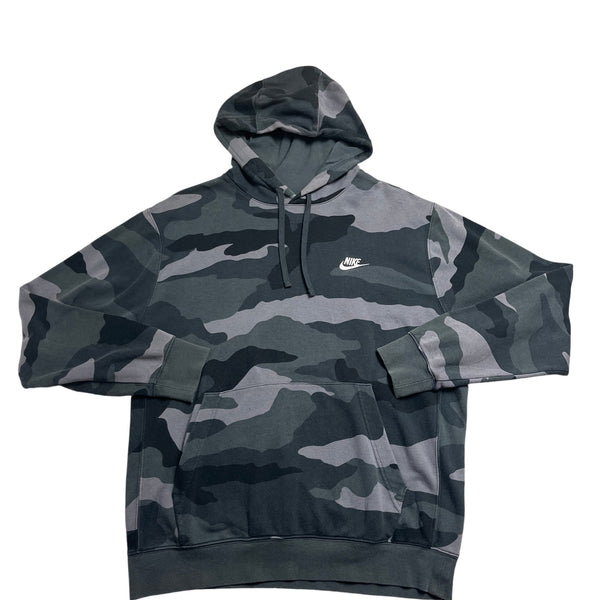 Vintage Camouflage Nike Hoodie (L)