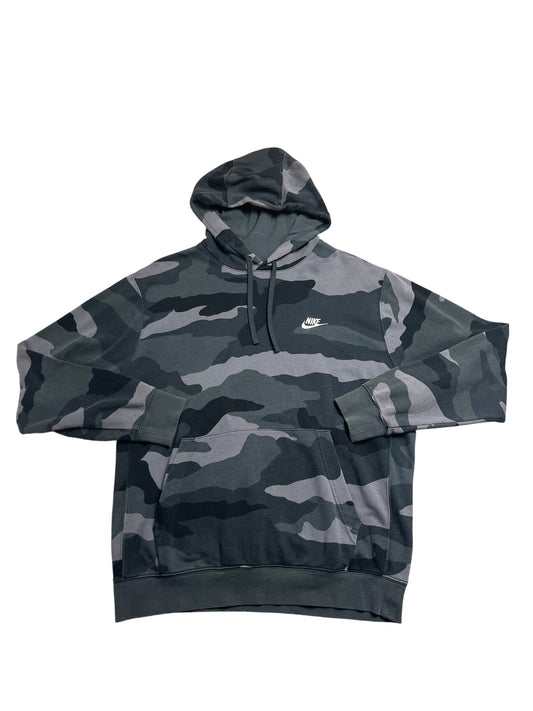 Vintage Camouflage Nike Hoodie (L)