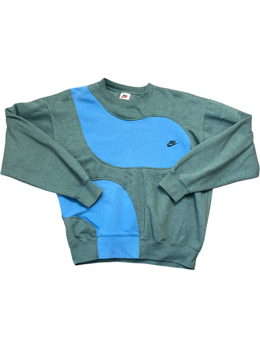 Vintage Green Nike Sweatshirt 90s (L)