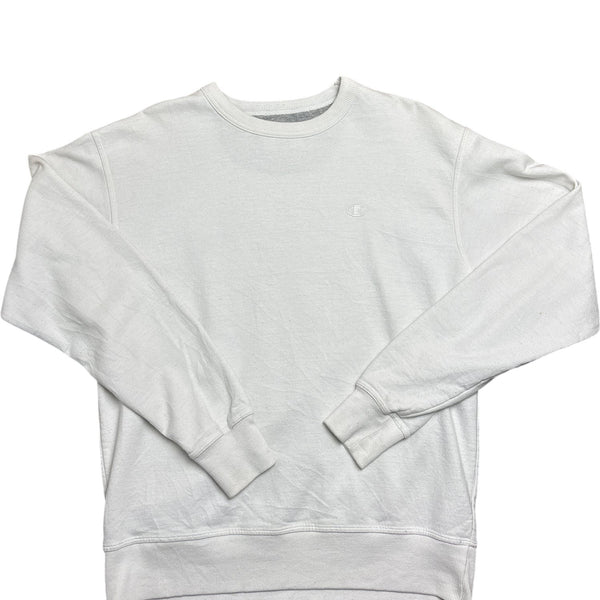 Vintage White Champion Crewneck Sweatshirt (M)