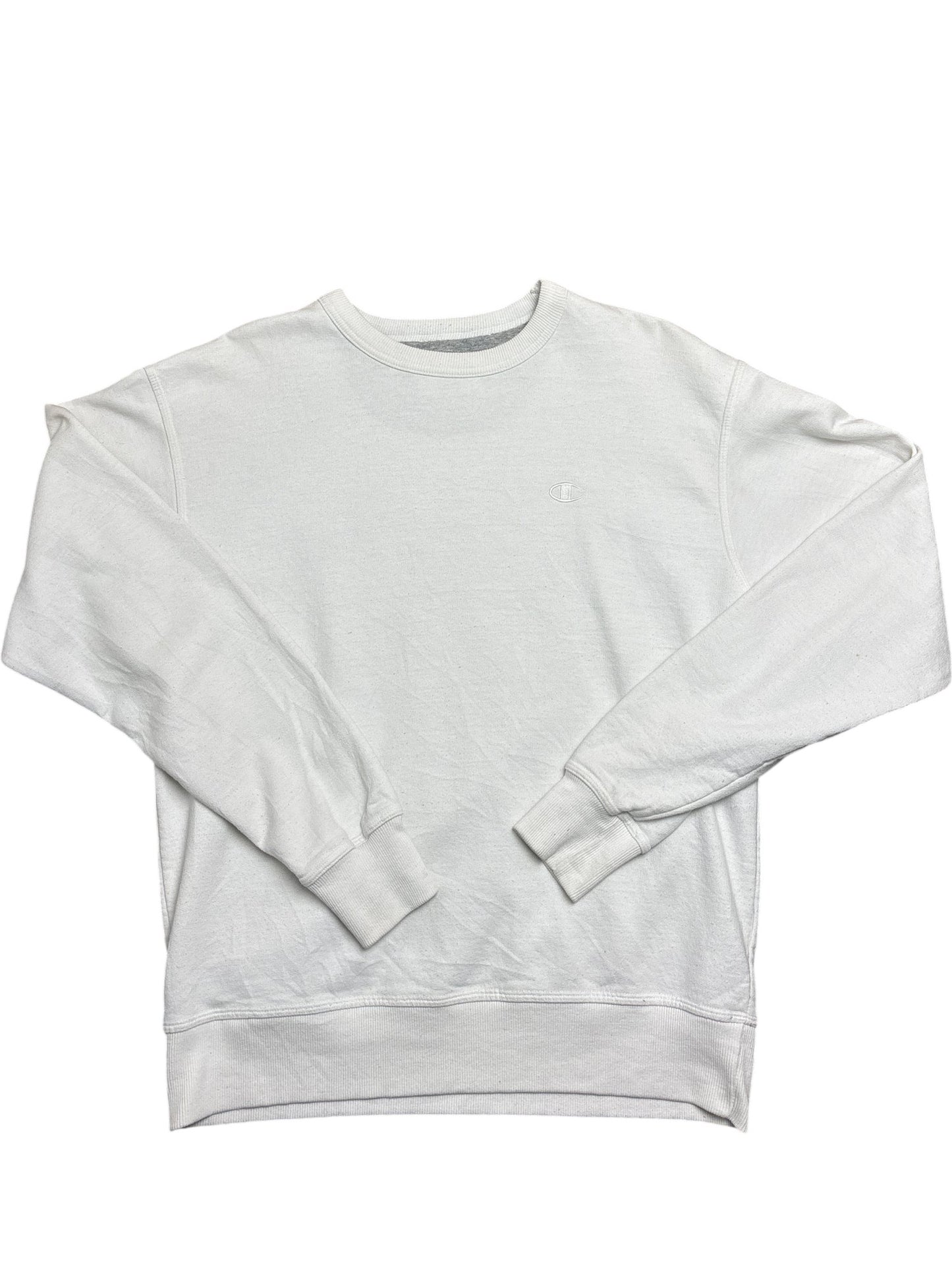 Vintage White Champion Crewneck Sweatshirt (M)