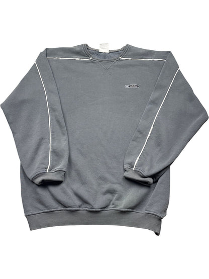 Vintage Grey Adidas Crewneck Sweatshirt 90s  (M)