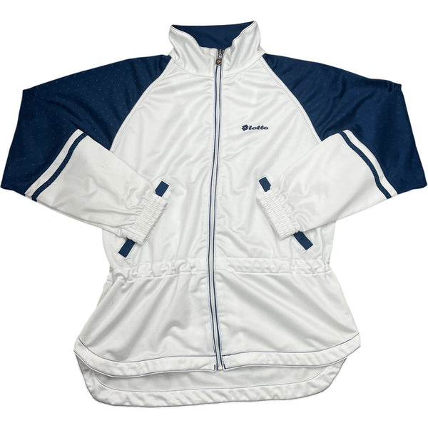 Vintage White Lotto Track Jacket (L)