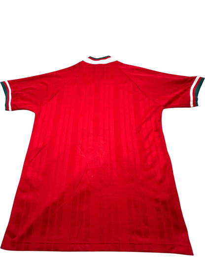 Vintage Red Adidas Liverpool Football Jersey 95/96 (XXL)