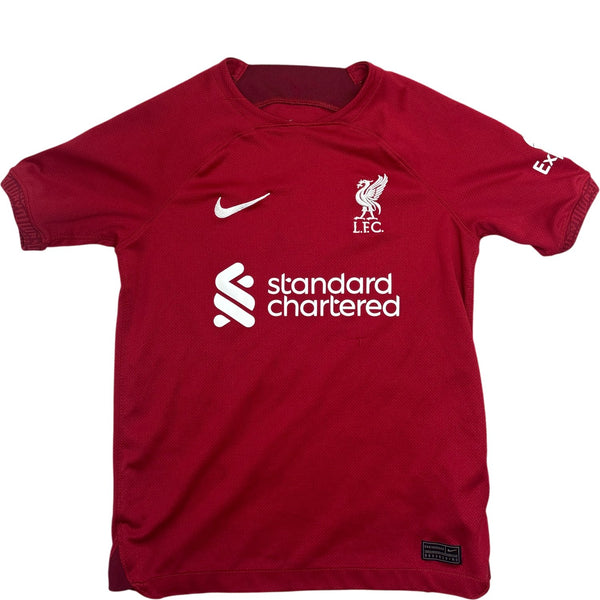 Vintage Red Nike Liverpool FC Soccer Jersey Kids 9-10 (XXS)