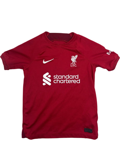 Vintage Red Nike Liverpool FC Soccer Jersey Kids 9-10 (XXS)