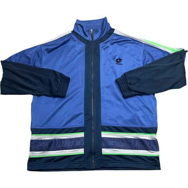 Vintage Blue Lotto Track Jacket 80s (XXL)