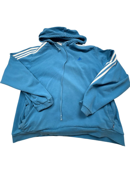 Vintage Blue Adidas Hoodie (XL)