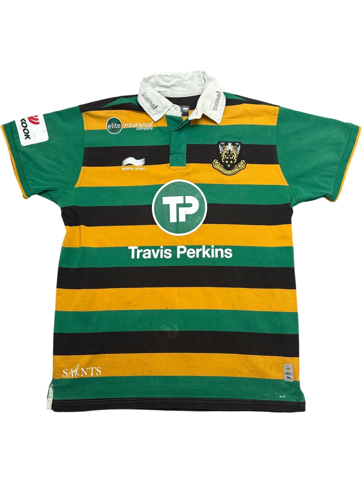 Vintage Green Rugby Shirt Saints  (XL)
