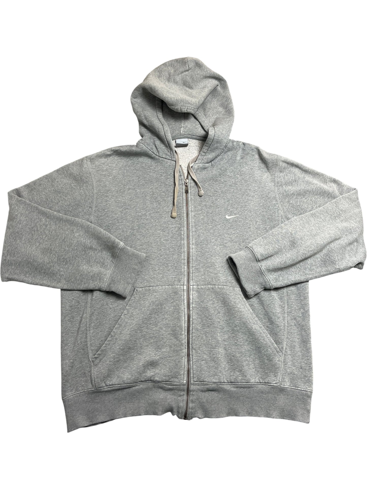 Vintage Grey Nike Hoodie XL (XL)
