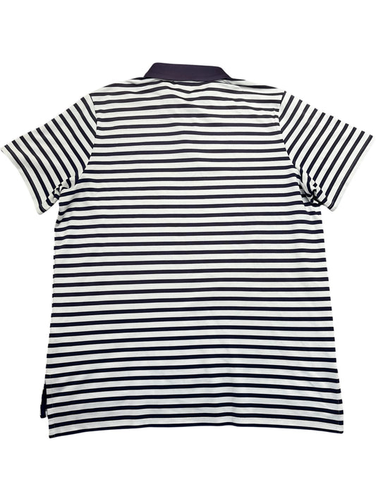 Vintage Navy Ralph Lauren Polo Striped 20 (L)