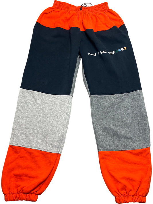 Vintage Orange Nike Sweatpants Y2K (XL)
