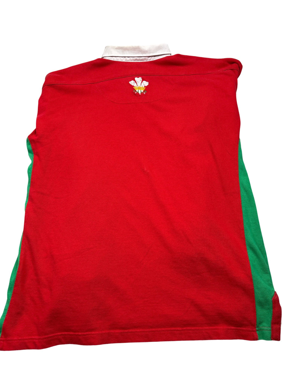 Vintage Red Rugby Shirt Welsh 2000s (L)