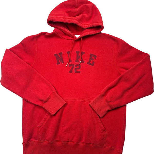 Vintage Red Nike Hoodie 72 90s (M)