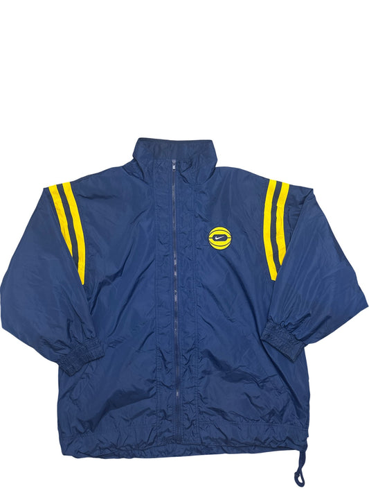 Vintage Navy Nike Windbreaker Y2K (XXL)