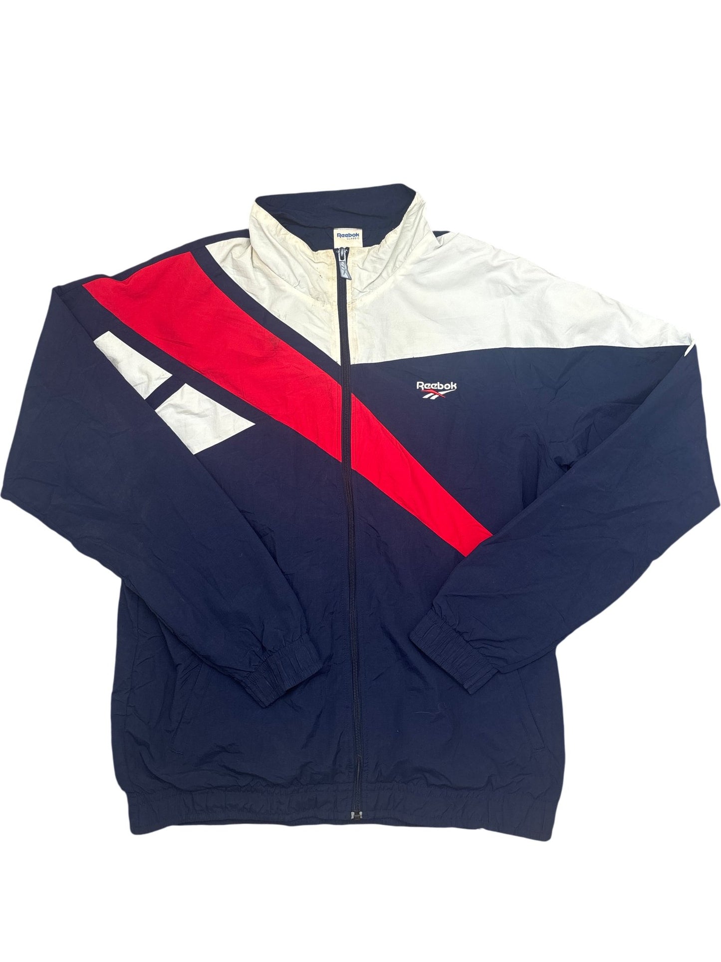 Vintage Blue Reebok Jacket Track 90s (L)
