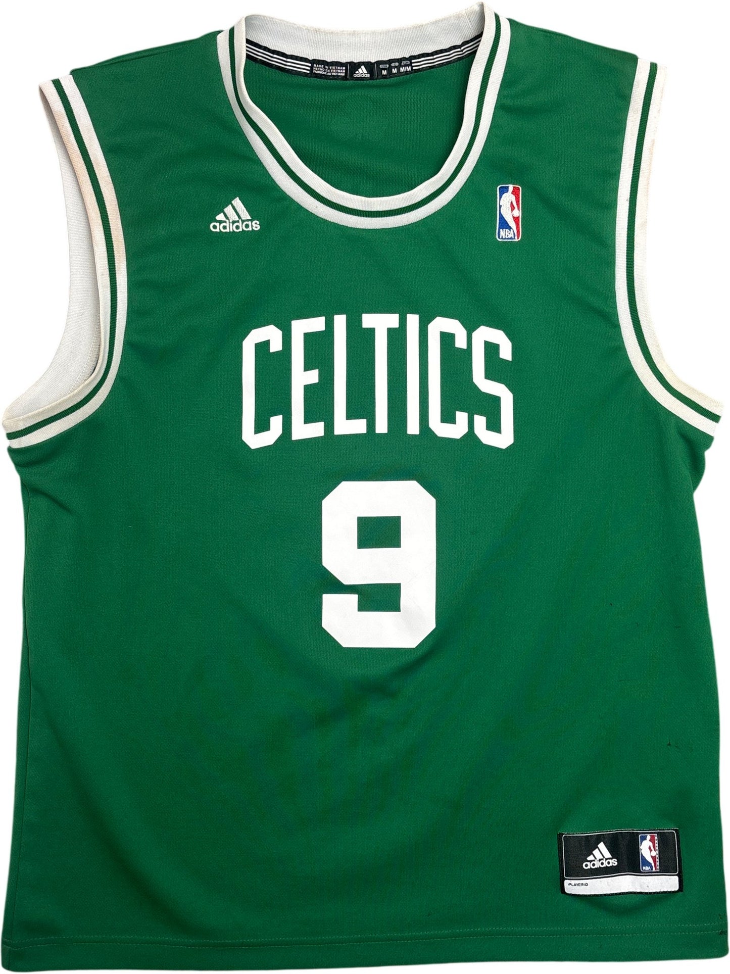 Vintage Green Adidas Celtics Jersey Rondo 9 NBA (M)