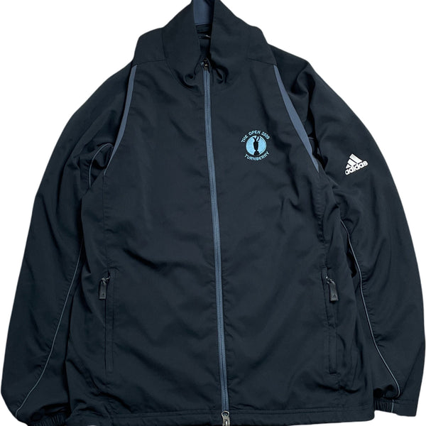 Vintage Black Adidas Track Jacket Open Golf Championship (M)