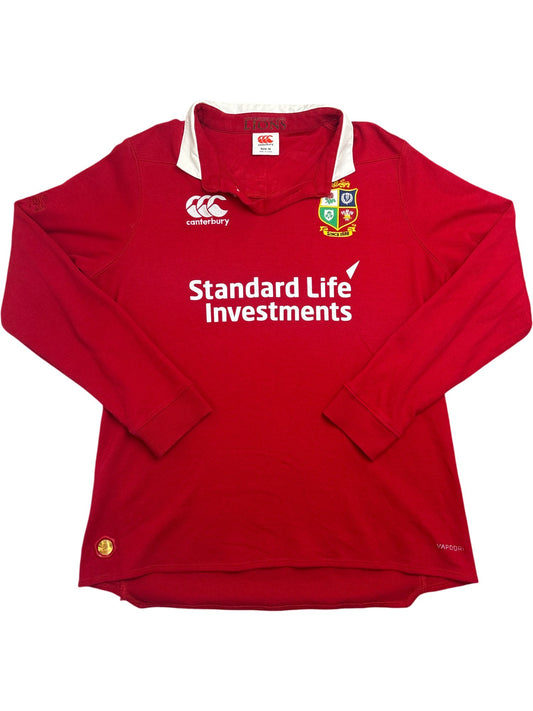 Vintage Red Canterbury Rugby Shirt Lions (L)
