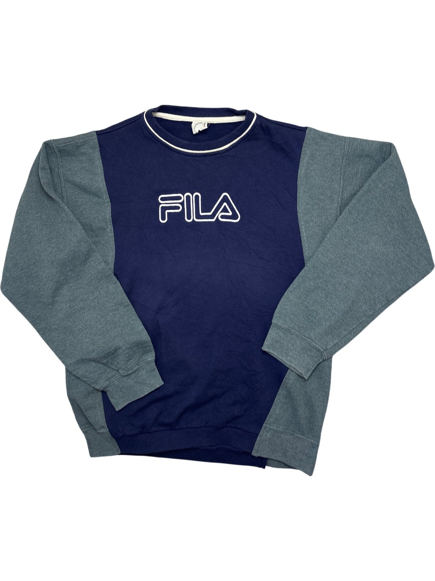 Vintage Blue Fila Sweatshirt 90s (S)