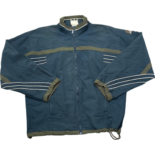 Vintage Green Adidas Windbreaker (M)