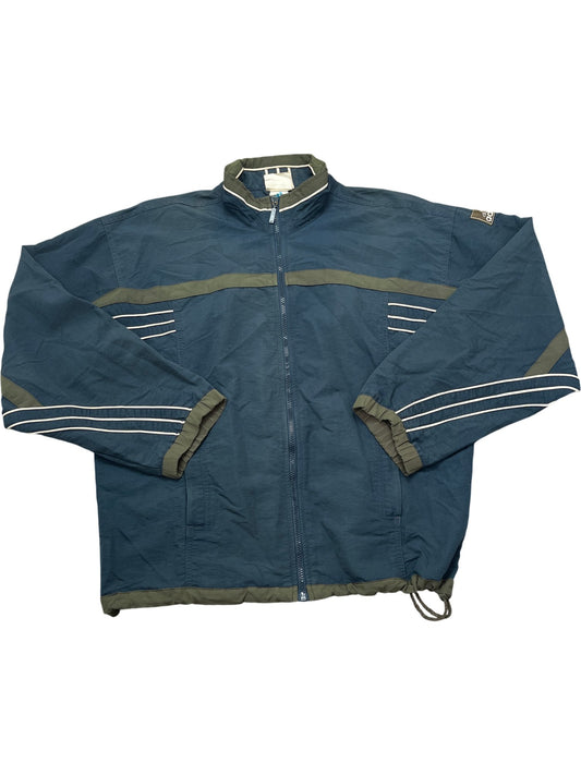 Vintage Green Adidas Windbreaker (M)