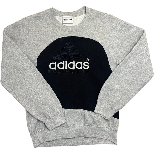 Vintage Grey Adidas Sweatshirt Equipment 90s (S)