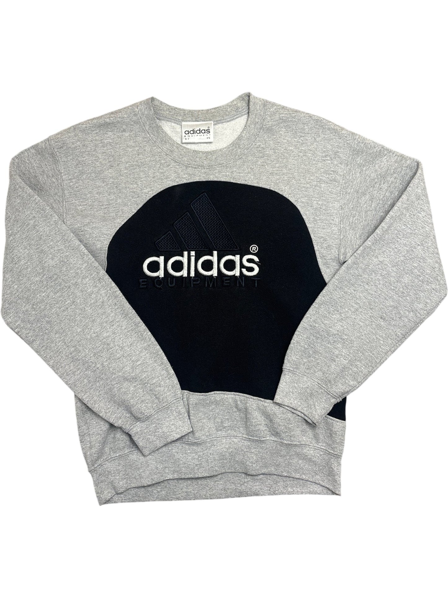 Vintage Grey Adidas Sweatshirt Equipment 90s (S)