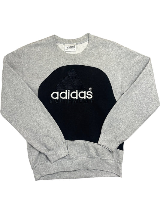 Vintage Grey Adidas Sweatshirt Equipment 90s (S)