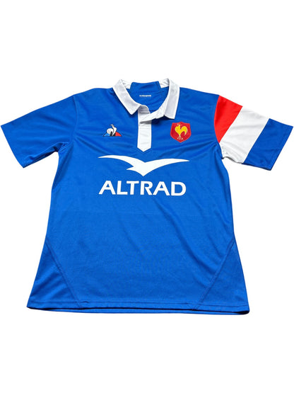 Vintage Blue Le Coq Sportif Rugby Shirt France Altrad (L)