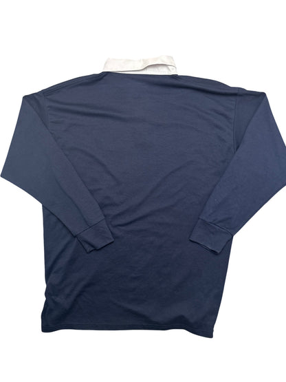 Vintage Navy England Rugby Shirt (XXL)