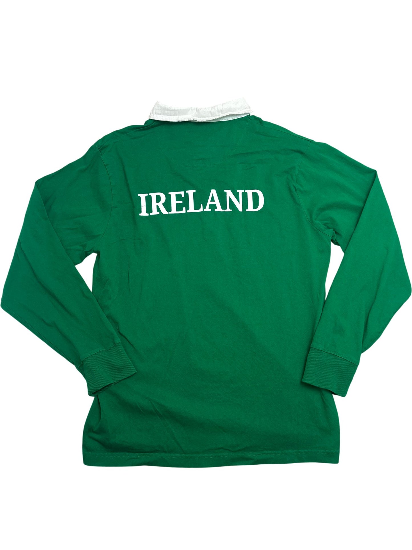Vintage Green Hy-Pro Rugby Shirt Ireland 2024 (L)