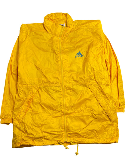 Vintage Yellow Adidas Windbreaker Spell-out (L)