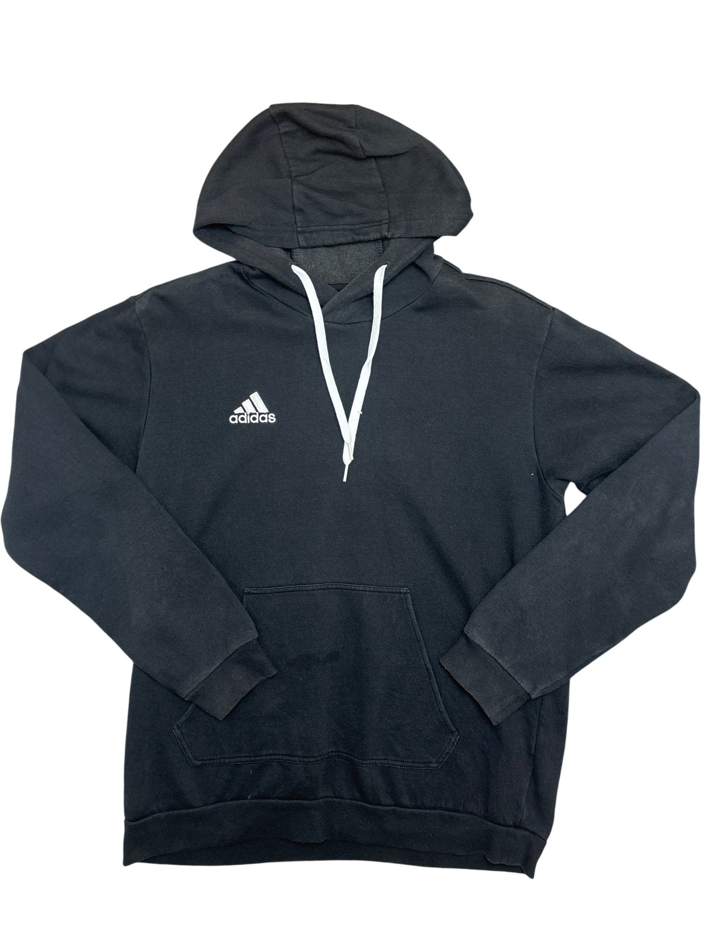 Vintage Black Adidas Hoodie (M)
