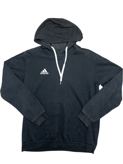 Vintage Black Adidas Hoodie (M)